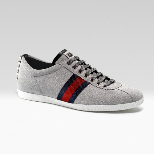 gucci_product_glitter_web_sneaker_with_studs International Finance