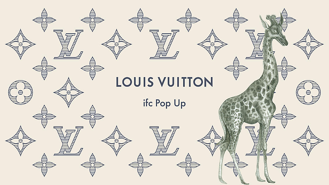 Louis Vuitton's Hong Kong pop-up store