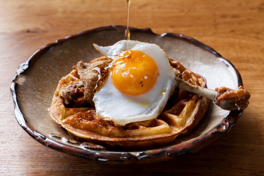 Duck & Waffle dish